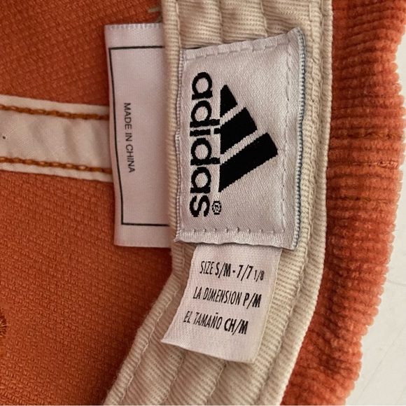 Corduroy orange adidas hat - Picture 2 of 2